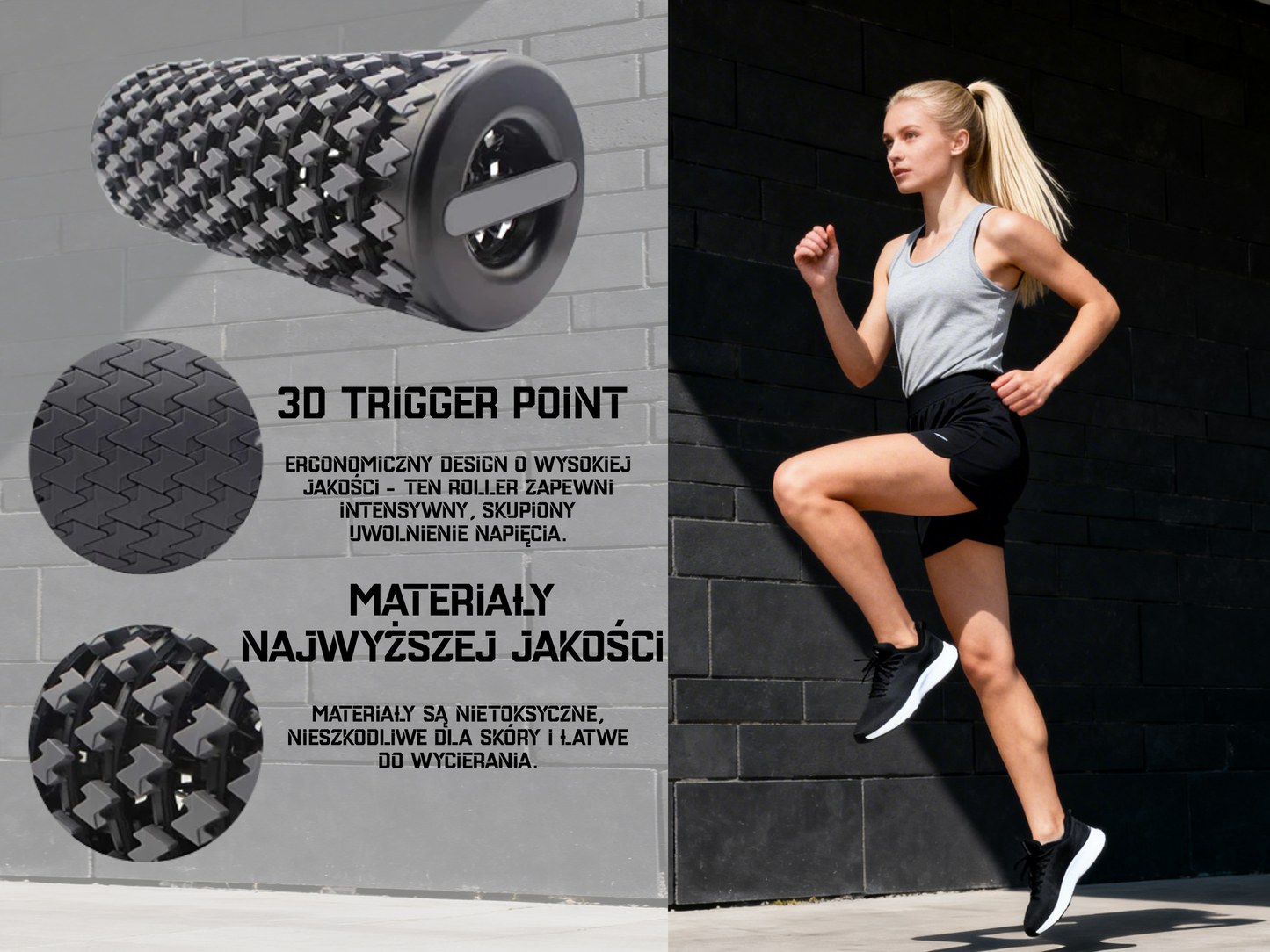 Foam Roller do Zakwasów i Bólu Mięśni – Wałek Masażowy do Tkank Głębokich dla Maksymalnej Ulgi w Napięciu