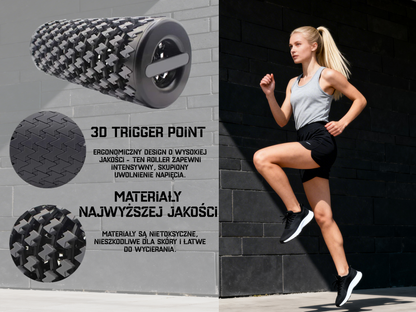 Foam Roller do Zakwasów i Bólu Mięśni – Wałek Masażowy do Tkank Głębokich dla Maksymalnej Ulgi w Napięciu