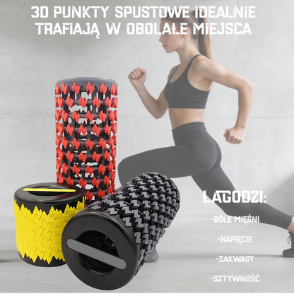 Foam Roller do Zakwasów i Bólu Mięśni – Wałek Masażowy do Tkank Głębokich dla Maksymalnej Ulgi w Napięciu